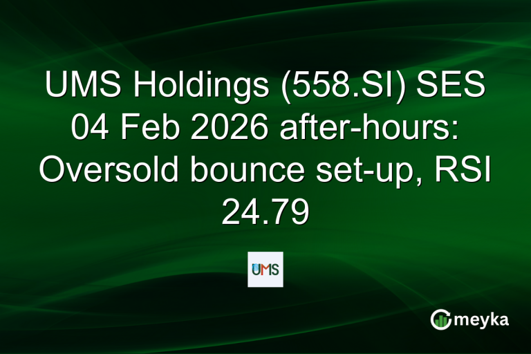 UMS Holdings (558.SI) SES 04 Feb 2026 after-hours: Oversold bounce set-up, RSI 24.79