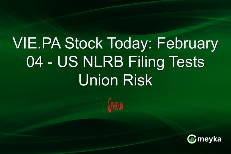 VIE.PA Stock Today: February 04 - US NLRB Filing Tests Union Risk