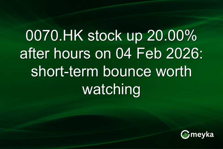 0070.HK stock up 20.00% after hours on 04 Feb 2026: short-term bounce worth watching