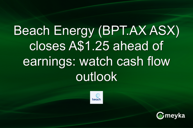 Beach Energy (BPT.AX ASX) closes A$1.25 ahead of earnings: watch cash flow outlook