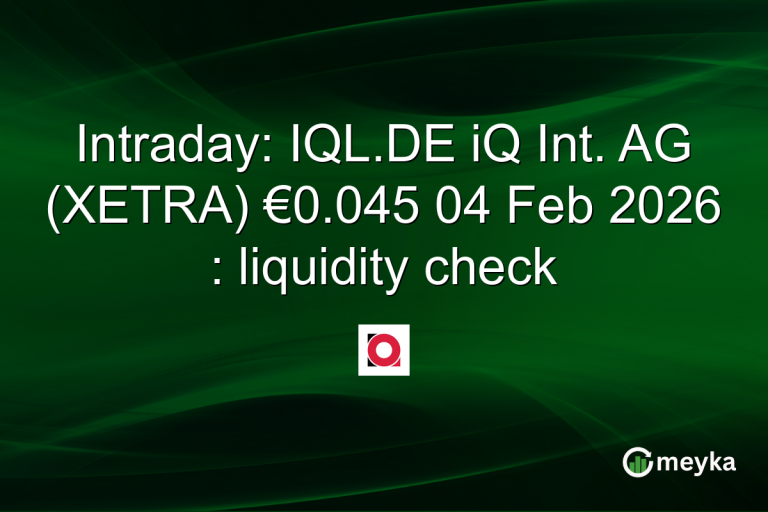 Intraday: IQL.DE iQ Int. AG (XETRA) €0.045 04 Feb 2026 : liquidity check