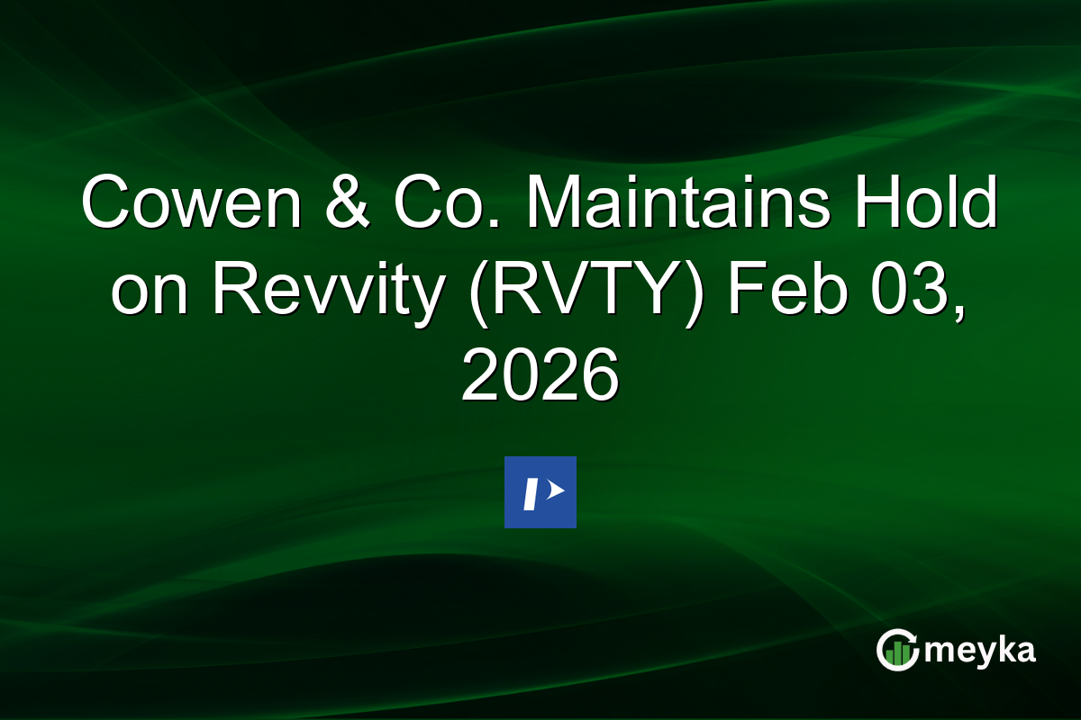 Cowen & Co. Maintains Hold on Revvity (RVTY) Feb 03, 2026