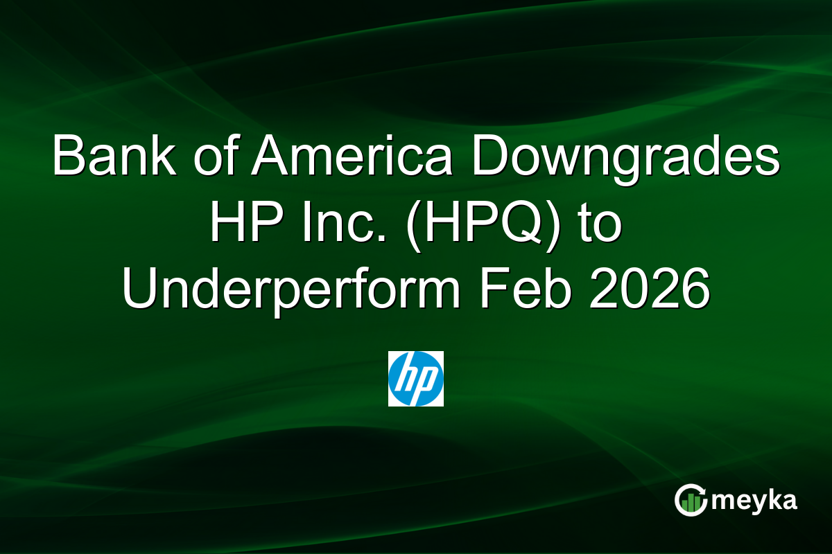 Bank of America Downgrades HP Inc. (HPQ) to Underperform Feb 2026
