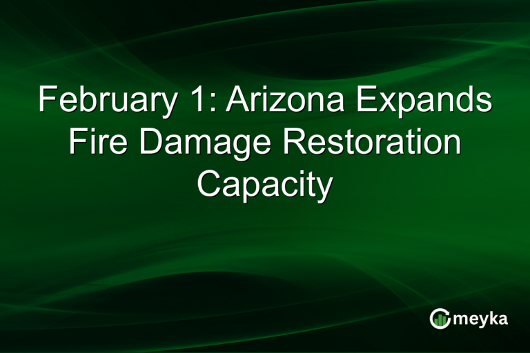 February 1: Arizona Expands Fire Damage Restoration Capacity