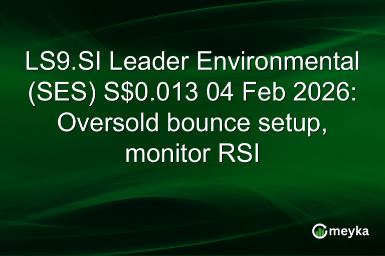 LS9.SI Leader Environmental (SES) S$0.013 04 Feb 2026: Oversold bounce setup, monitor RSI