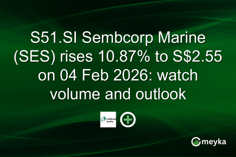 S51.SI Sembcorp Marine (SES) rises 10.87% to S$2.55 on 04 Feb 2026: watch volume and outlook