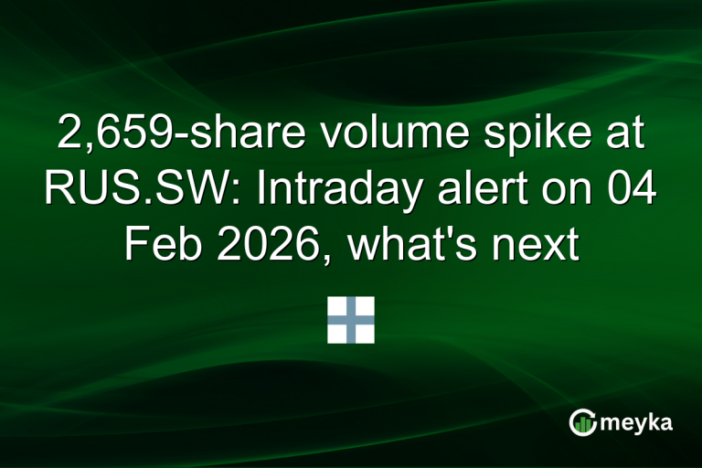 2,659-share volume spike at RUS.SW: Intraday alert on 04 Feb 2026, what's next