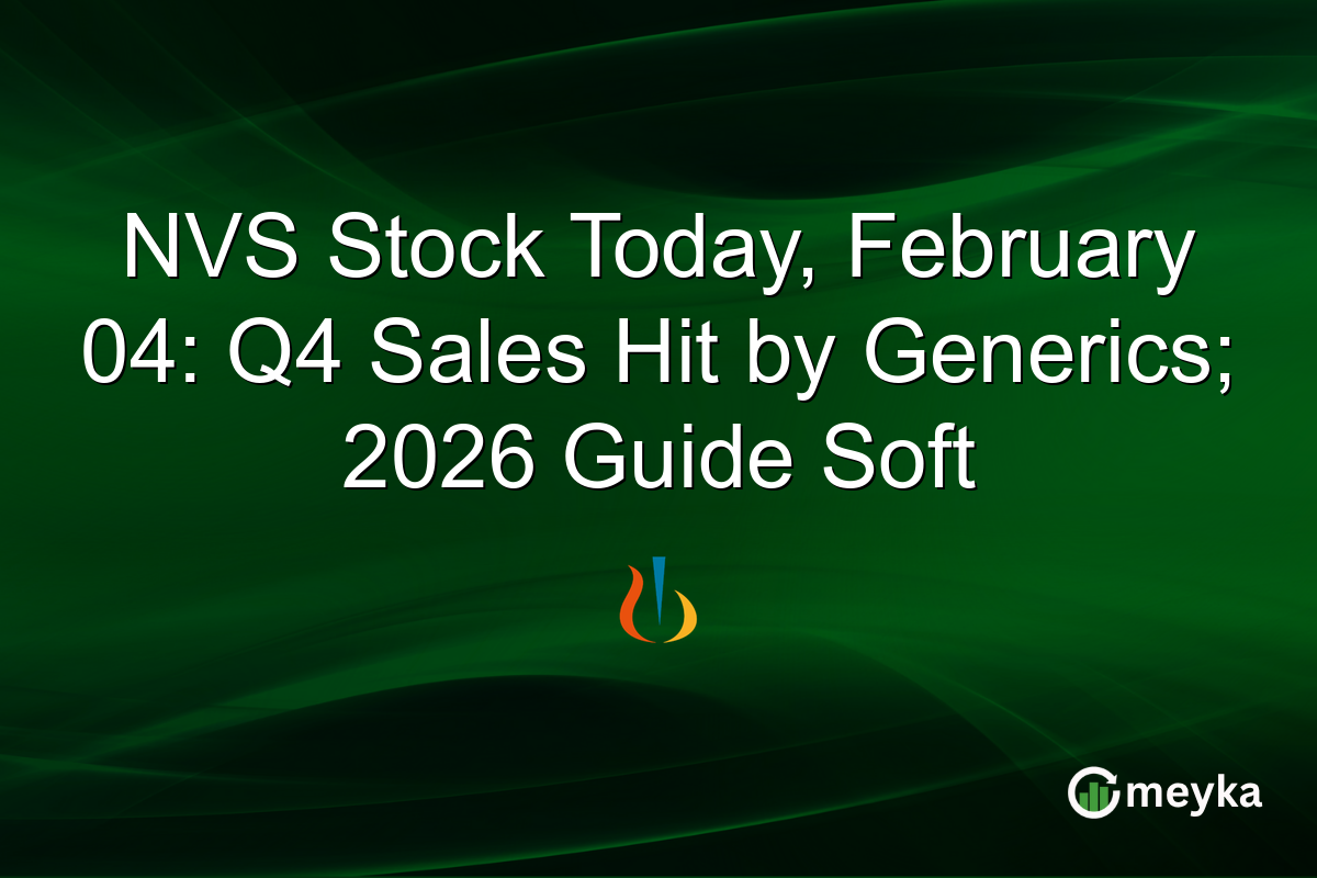 NVS Stock Today, February 04: Q4 Sales Hit by Generics; 2026 Guide Soft