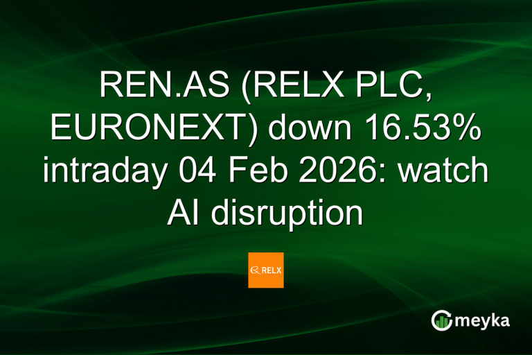 REN.AS (RELX PLC, EURONEXT) down 16.53% intraday 04 Feb 2026: watch AI disruption