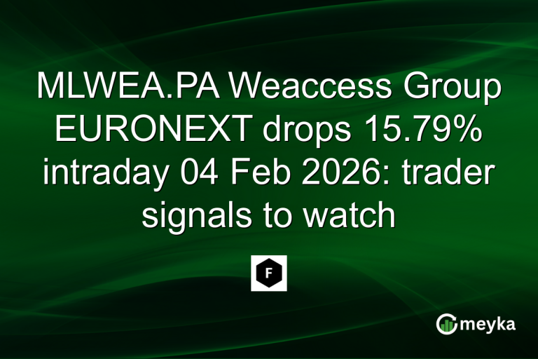 MLWEA.PA Weaccess Group EURONEXT drops 15.79% intraday 04 Feb 2026: trader signals to watch