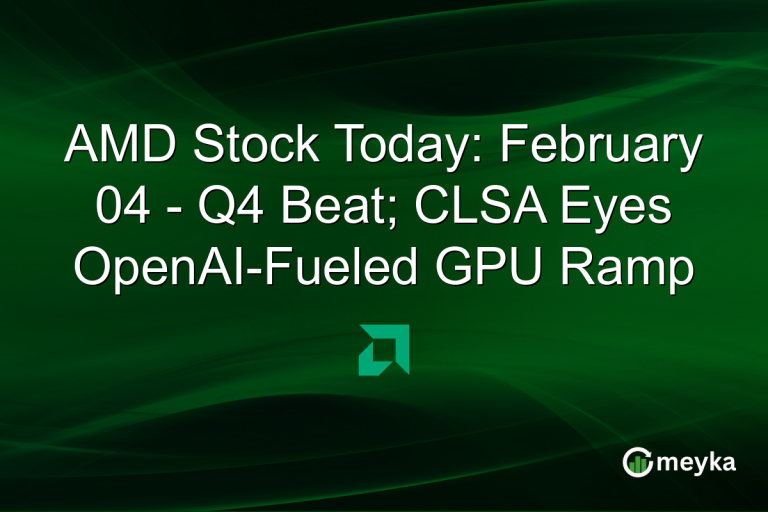 AMD Stock Today: February 04 - Q4 Beat; CLSA Eyes OpenAI-Fueled GPU Ramp