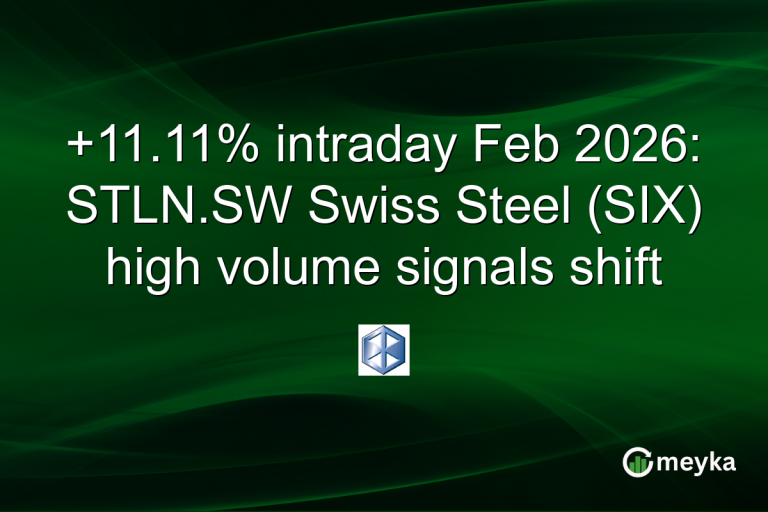 +11.11% intraday Feb 2026: STLN.SW Swiss Steel (SIX) high volume signals shift