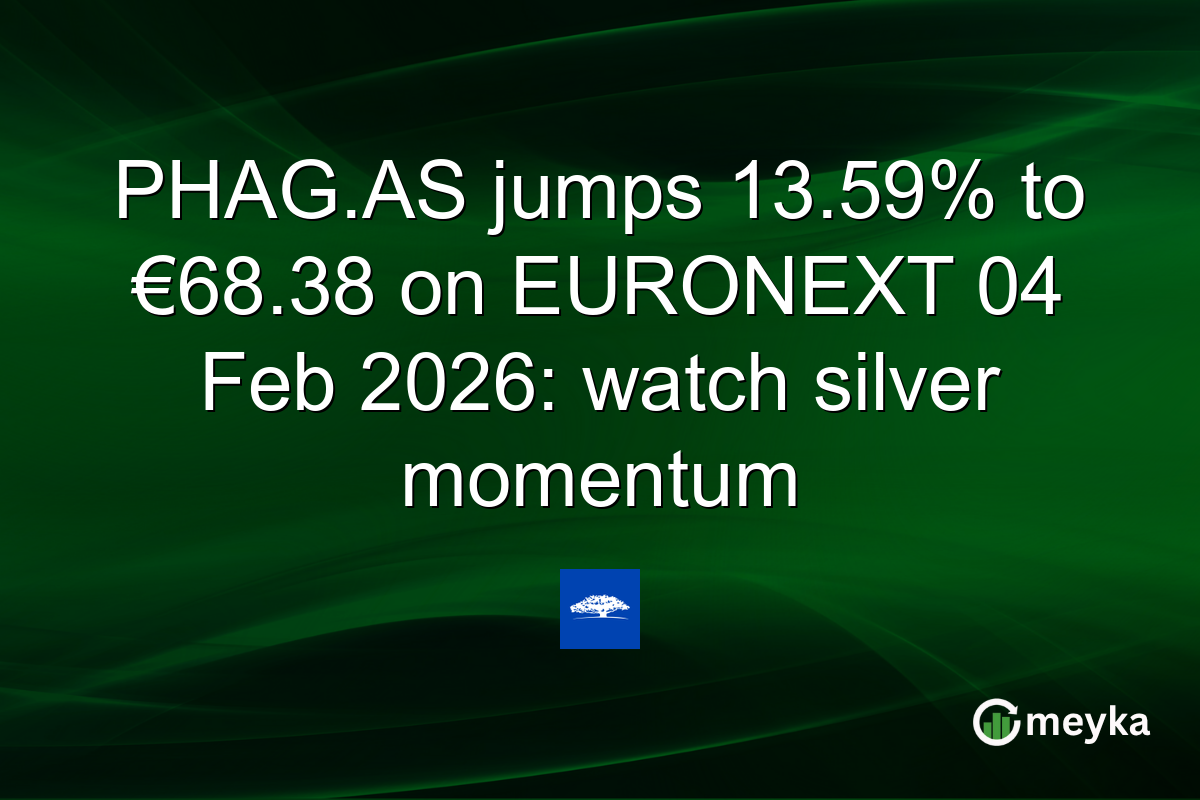 PHAG.AS jumps 13.59% to €68.38 on EURONEXT 04 Feb 2026: watch silver momentum