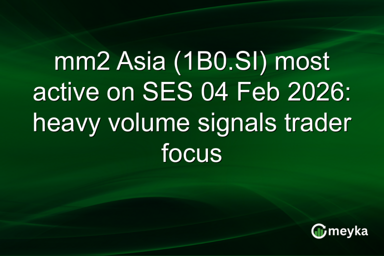 mm2 Asia (1B0.SI) most active on SES 04 Feb 2026: heavy volume signals trader focus