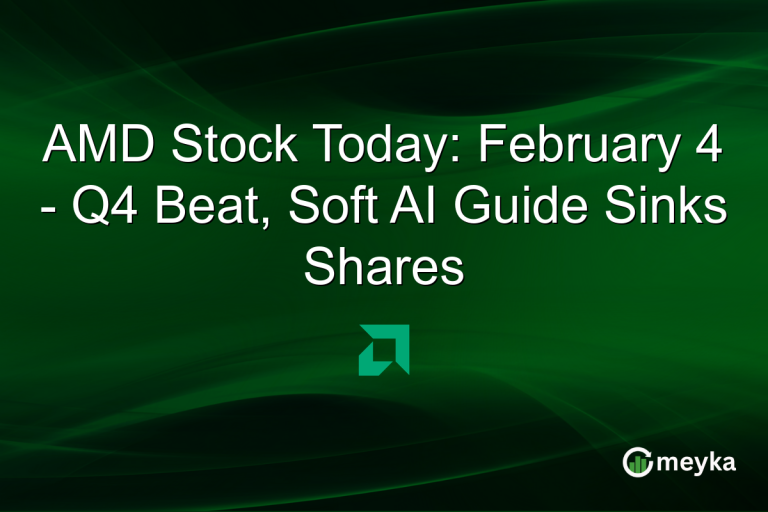 AMD Stock Today: February 4 - Q4 Beat, Soft AI Guide Sinks Shares