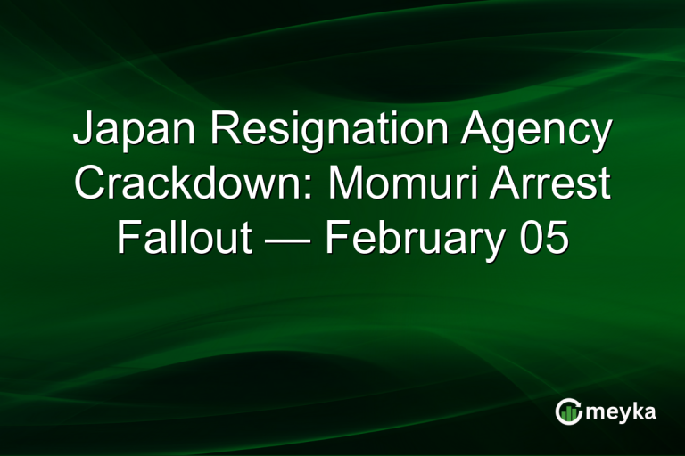 Japan Resignation Agency Crackdown: Momuri Arrest Fallout — February 05