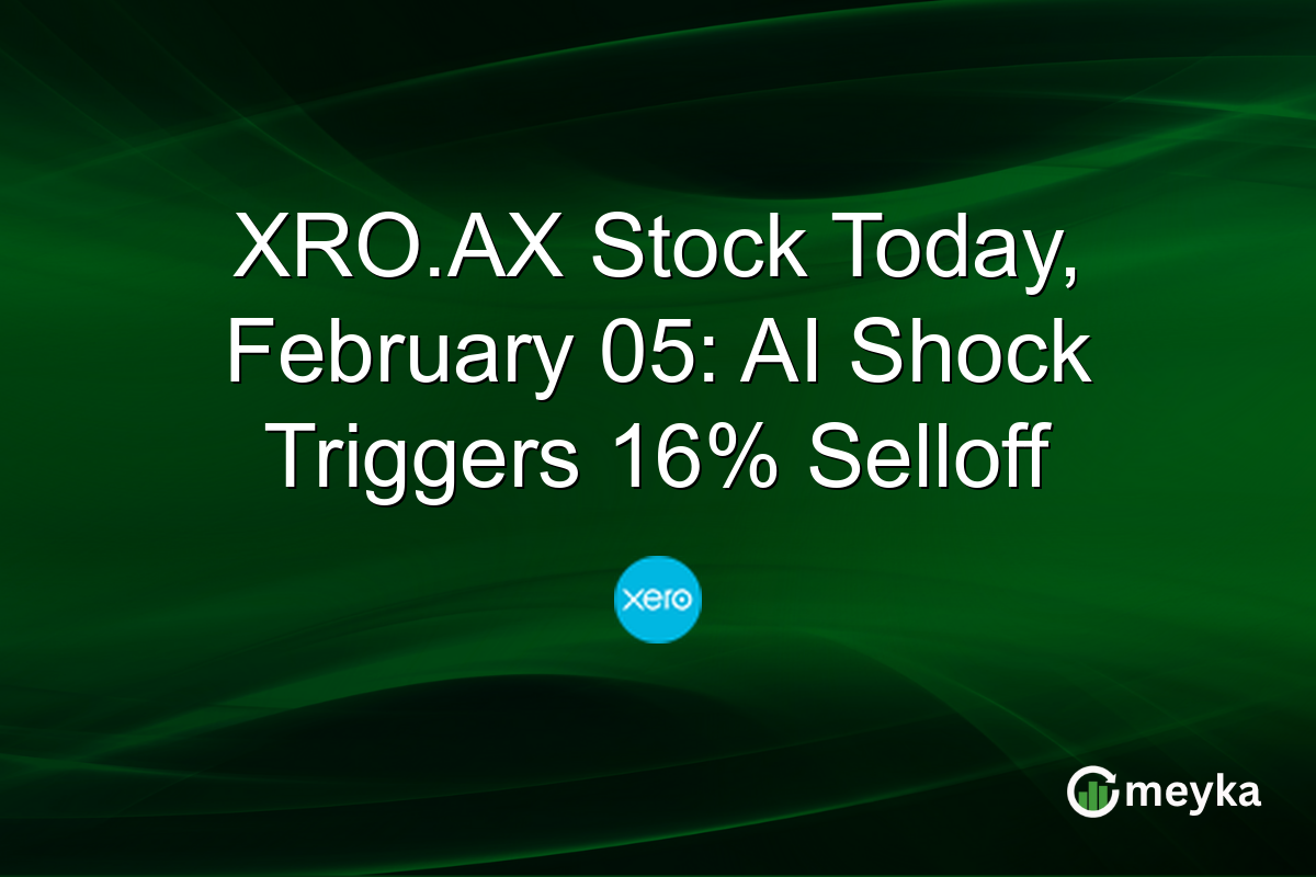 XRO.AX Stock Today, February 05: AI Shock Triggers 16% Selloff