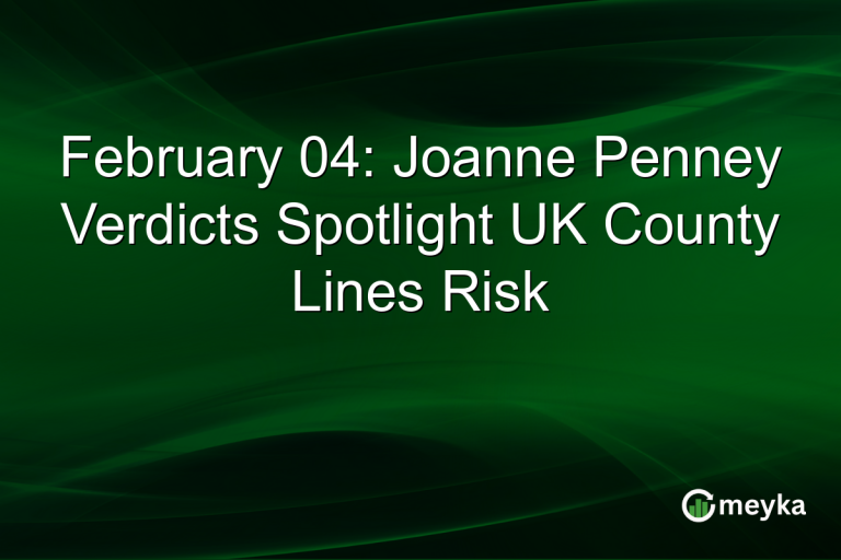 February 04: Joanne Penney Verdicts Spotlight UK County Lines Risk