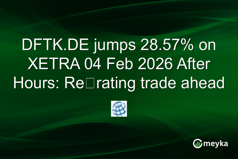 DFTK.DE jumps 28.57% on XETRA 04 Feb 2026 After Hours: Re‑rating trade ahead