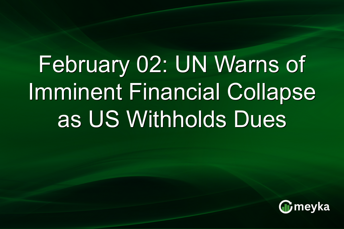 February 02: UN Warns of Imminent Financial Collapse as US Withholds Dues
