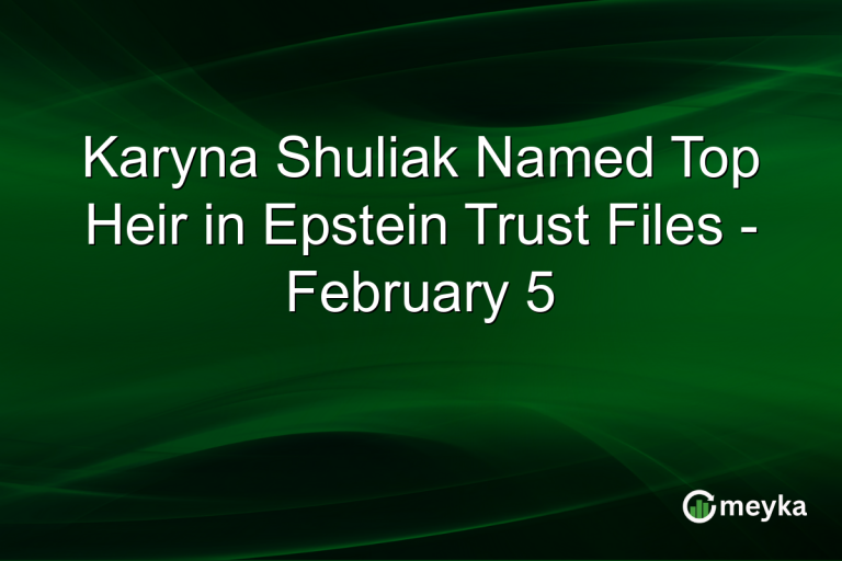 Karyna Shuliak Named Top Heir in Epstein Trust Files - February 5