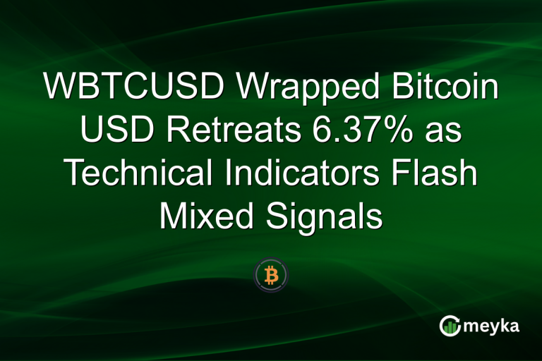 WBTCUSD Wrapped Bitcoin USD Retreats 6.37% as Technical Indicators Flash Mixed Signals