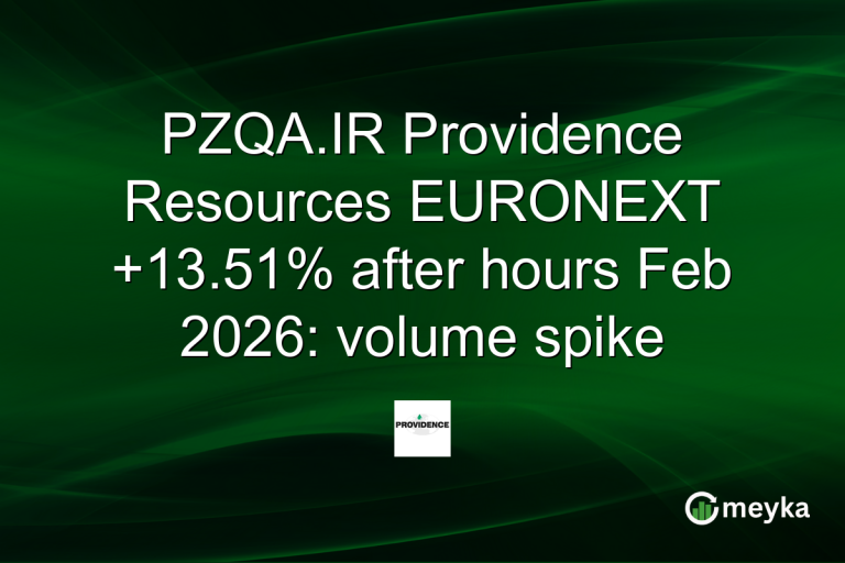 PZQA.IR Providence Resources EURONEXT +13.51% after hours Feb 2026: volume spike