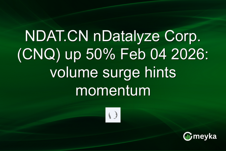 NDAT.CN nDatalyze Corp. (CNQ) up 50% Feb 04 2026: volume surge hints momentum
