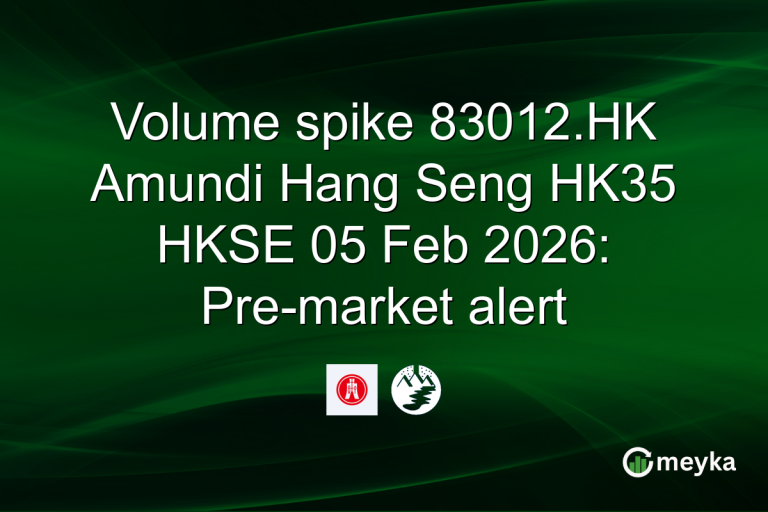 Volume spike 83012.HK Amundi Hang Seng HK35 HKSE 05 Feb 2026: Pre-market alert