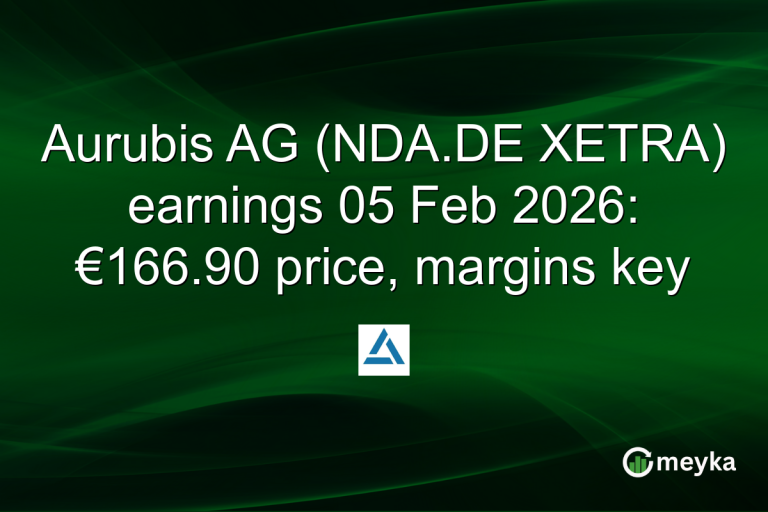 Aurubis AG (NDA.DE XETRA) earnings 05 Feb 2026: €166.90 price, margins key