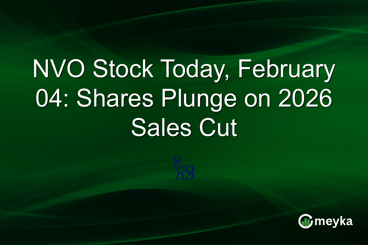 NVO Stock Today, February 04: Shares Plunge on 2026 Sales Cut
