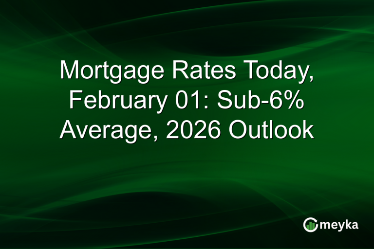 Mortgage Rates Today, February 01: Sub-6% Average, 2026 Outlook