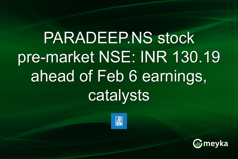 PARADEEP.NS stock pre-market NSE: INR 130.19 ahead of Feb 6 earnings, catalysts