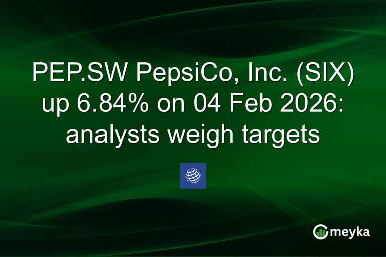 PEP.SW PepsiCo, Inc. (SIX) up 6.84% on 04 Feb 2026: analysts weigh targets