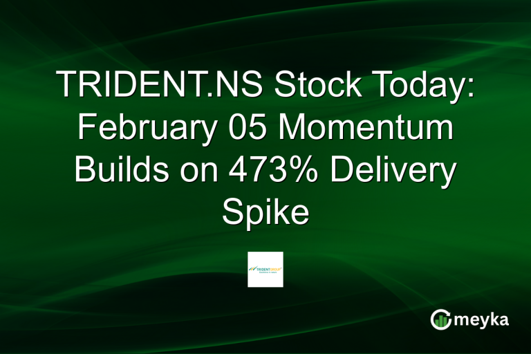 TRIDENT.NS Stock Today: February 05 Momentum Builds on 473% Delivery Spike