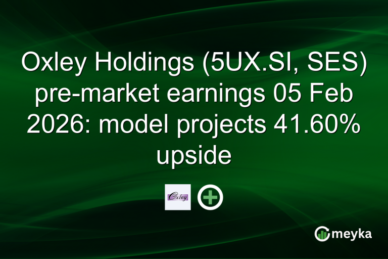 Oxley Holdings (5UX.SI, SES) pre-market earnings 05 Feb 2026: model projects 41.60% upside