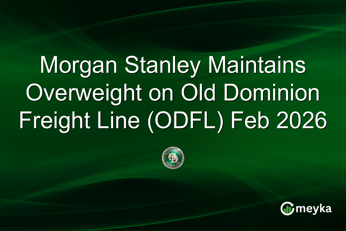 Morgan Stanley Maintains Overweight on Old Dominion Freight Line (ODFL) Feb 2026