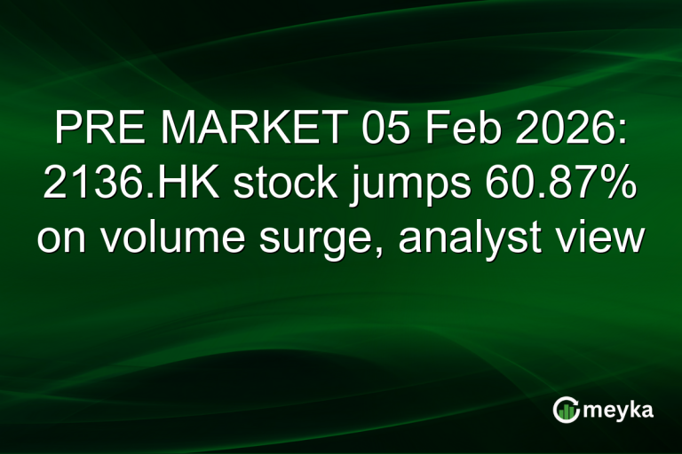 PRE MARKET 05 Feb 2026: 2136.HK stock jumps 60.87% on volume surge, analyst view