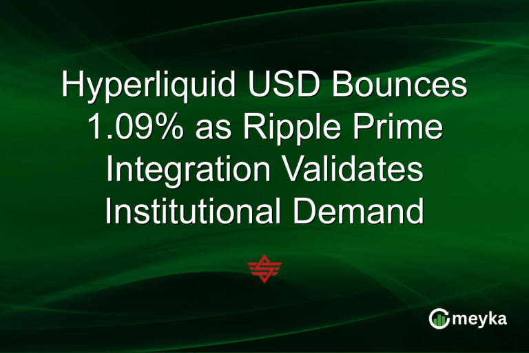 Hyperliquid USD Bounces 1.09% as Ripple Prime Integration Validates Institutional Demand