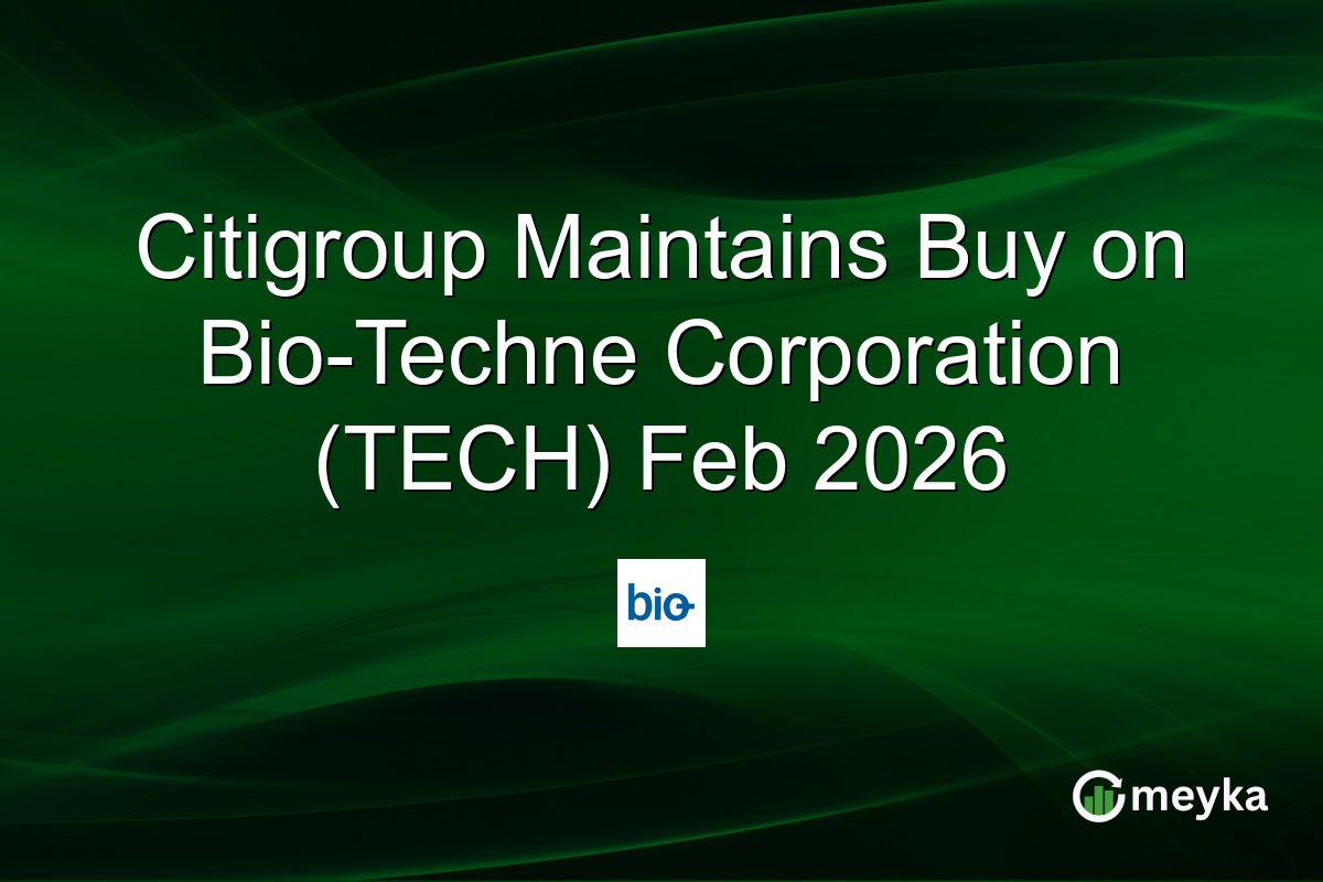 Citigroup Maintains Buy on Bio-Techne Corporation (TECH) Feb 2026