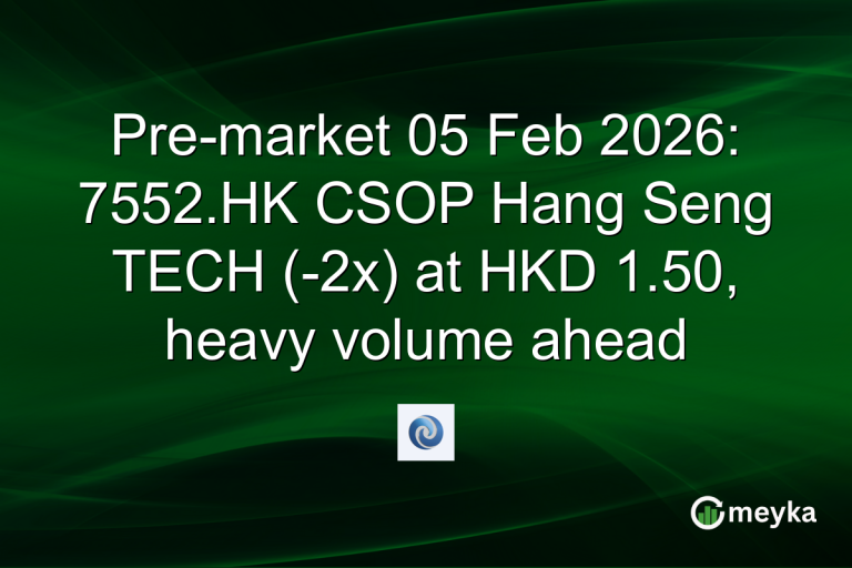 Pre-market 05 Feb 2026: 7552.HK CSOP Hang Seng TECH (-2x) at HKD 1.50, heavy volume ahead