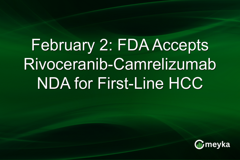 February 2: FDA Accepts Rivoceranib-Camrelizumab NDA for First-Line HCC