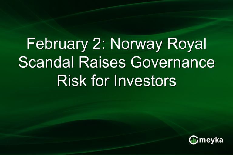 February 2: Norway Royal Scandal Raises Governance Risk for Investors