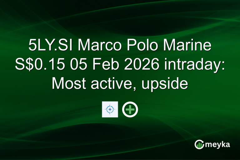 5LY.SI Marco Polo Marine S$0.15 05 Feb 2026 intraday: Most active, upside