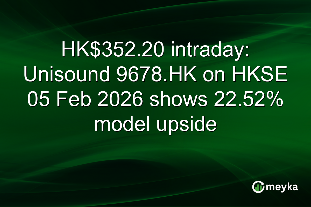 HK$352.20 intraday: Unisound 9678.HK on HKSE 05 Feb 2026 shows 22.52% model upside
