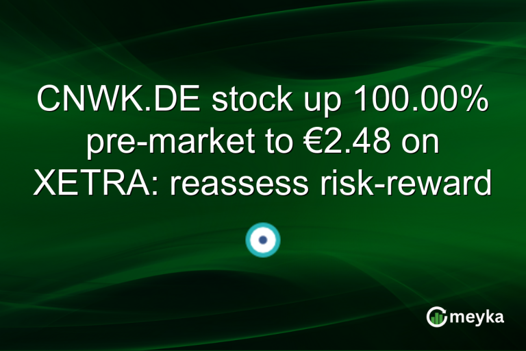 CNWK.DE stock up 100.00% pre-market to €2.48 on XETRA: reassess risk-reward