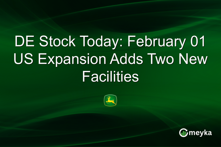 DE Stock Today: February 01 US Expansion Adds Two New Facilities