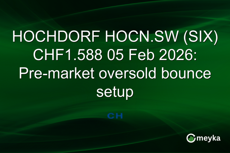 HOCHDORF HOCN.SW (SIX) CHF1.588 05 Feb 2026: Pre-market oversold bounce setup