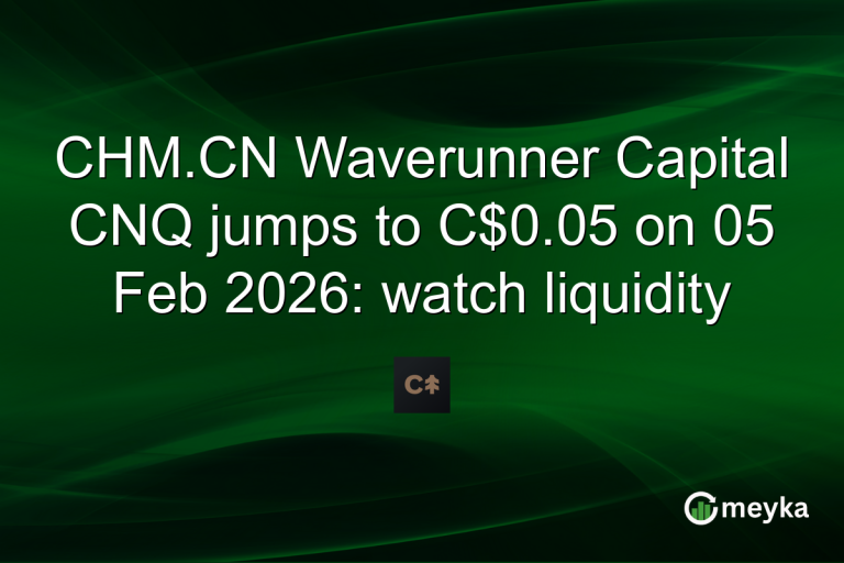CHM.CN Waverunner Capital CNQ jumps to C$0.05 on 05 Feb 2026: watch liquidity