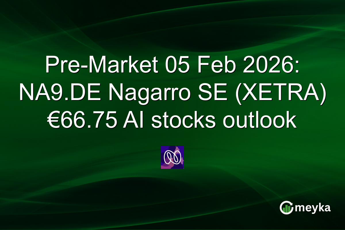 Pre-Market 05 Feb 2026: NA9.DE Nagarro SE (XETRA) €66.75 AI stocks outlook